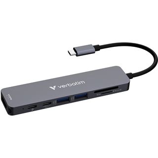 Verbatim USB-C Essentials Multi- Port Hub 7 Port 32158