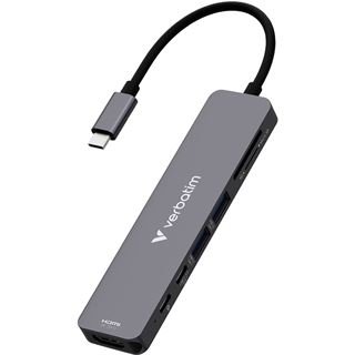Verbatim USB-C Essentials Multi- Port Hub 7 Port 32158