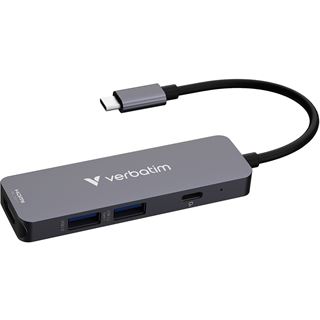 Verbatim USB-C Essentials Multi- Port Hub 4 Port 32155