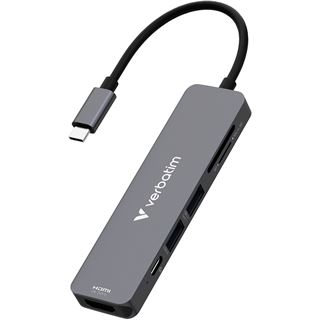 Verbatim USB-C Essentials Multi- Port Hub 6 Port/card read.