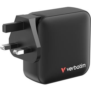 Verbatim Mini GaN Charger 165W 3xUSB-C 1xUSB-A US/EU/UK A.