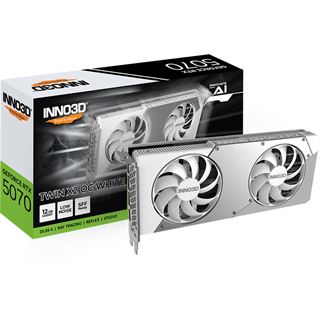 12GB INNO3D GeForce RTX 5070 TWIN X2 OC White Aktiv PCIe 5.0 x16