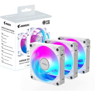 120x120x25mm Gigabyte AORUS EZ CHAIN FAN 120 ICE (3er-Pack)