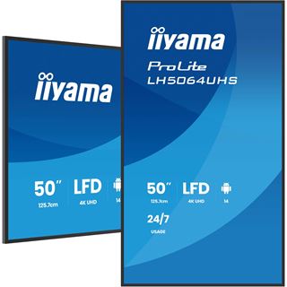 50" (127,00cm) iiyama ProLite LH5064UHS-B1AG schwarz 3840x2160