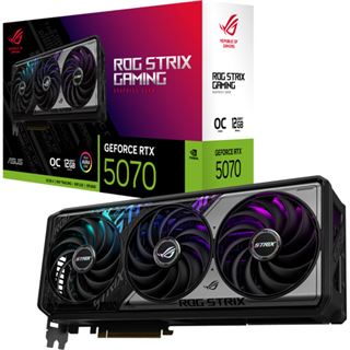 12GB Asus GeForce RTX 5070 ROG Strix Gaming Aktiv PCIe 5.0 x16