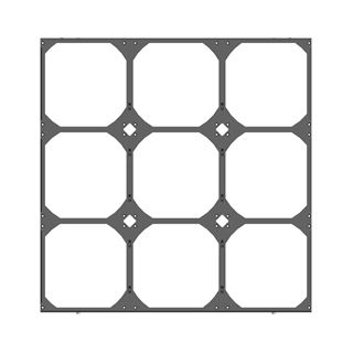 Watercool MO-RA IV 400 Fan Frame for 140mm Fans - black