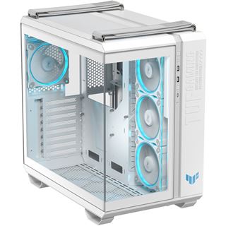 Asus TUF Gaming GT502 Horizon TG ARGB Midi Tower ohne Netzteil weiss