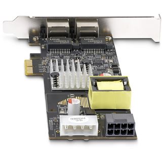 StarTech 2-Port 2.5Gbps PoE Network Card, Intel I225-V, 802.3af/at -