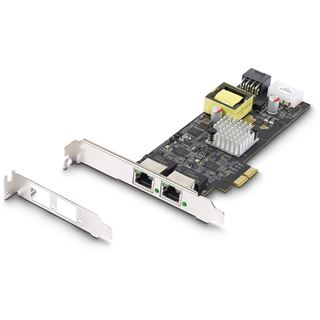 StarTech 2-Port 2.5Gbps PoE Network Card, Intel I225-V, 802.3af/at -