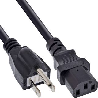 (€4,39*/1m) 1.80m InLine Netzkabel Stromkabel Japan Netzstecker