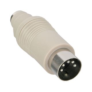 InLine Tastatur-Adapter, 5pol DIN-Stecker auf PS/2 Buchse