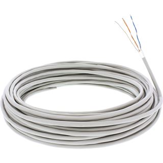 (€0,19*/1m) 100.00m InLine Telefon Verlegekabel 4-adrig 4pol