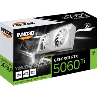 16GB INNO3D GeForce RTX 5060 TWIN X2 OC White Aktiv PCIe 5.0 x16 (x8)
