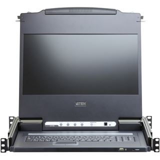 ATEN CL6700MW DE Single Rail 17,3"-LCD Konsole (USB, HDMI / DVI