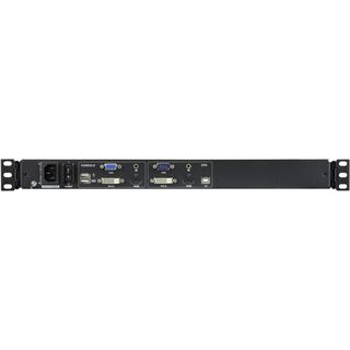 ATEN CL6700MW DE Single Rail 17,3"-LCD Konsole (USB, HDMI / DVI