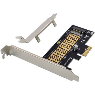 InLine PCI Express Karte zu 1x intern NVMe M.2 Key M, PCIe x1