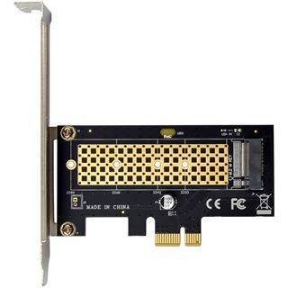 InLine PCI Express Karte zu 1x intern NVMe M.2 Key M, PCIe x1