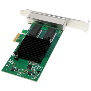 InLine Quad Gigabit Netzwerkkarte, 4x RJ45 1 Gb/s, PCIe x1 51127D