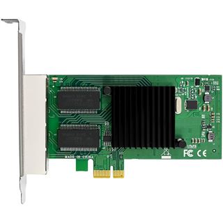 InLine Quad Gigabit Netzwerkkarte, 4x RJ45 1 Gb/s, PCIe x1 51127D
