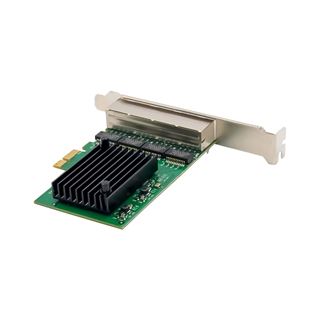 InLine Quad Gigabit Netzwerkkarte, 4x RJ45 1 Gb/s, PCIe x1 51127B