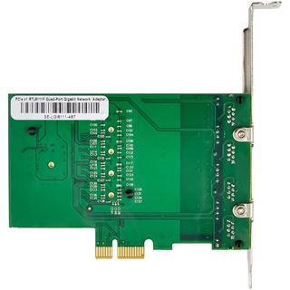 InLine Quad Gigabit Netzwerkkarte, 4x RJ45 1 Gb/s, PCIe x1 51127B