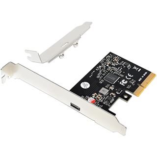 InLine Schnittstellenkarte, PCIe x4, 1x USB-C Buchse, USB 3.2 Gen.2x2