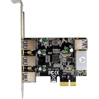 InLine PCIe Karte, 3x+1x USB 3.2 Gen.1, Molex kompatibler 4-Pin