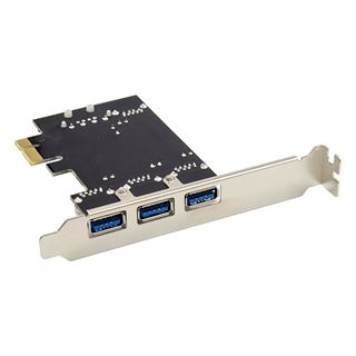InLine PCIe Karte, 3x+1x USB 3.2 Gen.1, Molex kompatibler 4-Pin