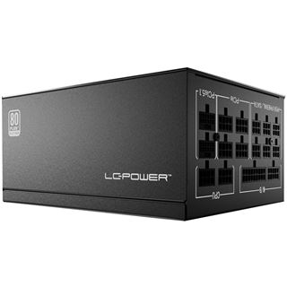 1000 Watt LC-Power Platinum Pro Serie LC1000P2 Modular 80+ Platinum