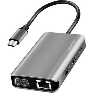 LogiLink USB 3.2 Gen 1 USB-C 7-Port Docking Station UA0410