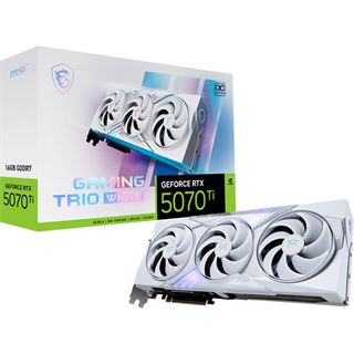 16GB MSI GeForce RTX 5070 Ti Gaming Trio OC White Aktiv PCIe 5.0 x16