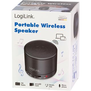 LogiLink Bluetooth Lautsprecher mit MP3-Player und FM Radio SP0062