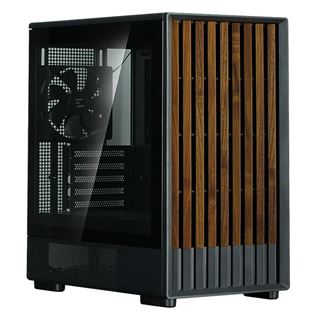 Zalman P10 Namu Mini Tower ohne Netzteil schwarz/braun