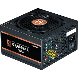 750 Watt Zalman GigaMax III ZM750-GV3 Teilmodular 80+ Bronze