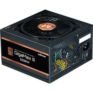 650 Watt Zalman GigaMax III ZM650-GV3 Teilmodular 80+ Bronze