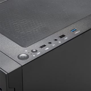 Gamdias Talos E3 Mesh Midi Tower ohne Netzteil schwarz, Retourenware