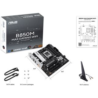 Asus B850M Max Gaming WIFI AMD B850 So.AM5 DDR5 mATX Retail