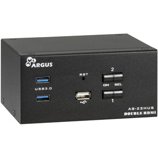 Inter-Tech IPC KVM Switch AS-22HUS HDMI, 4K@60Hz