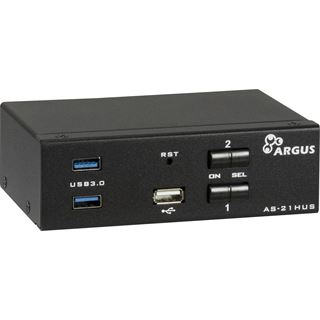 Inter-Tech IPC KVM Switch AS-21HUS HDMI, 4K@60Hz
