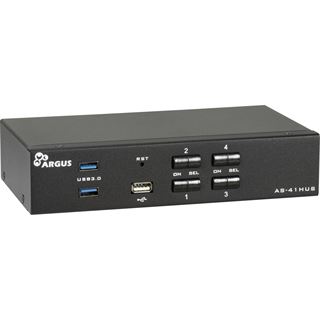 Inter-Tech IPC KVM Switch AS-41HUS HDMI, 4K@60Hz