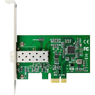 InLine Gigabit Netzwerkkarte, 1x SFP Fiber 1Gb/s, PCIe x1, inkl. LP