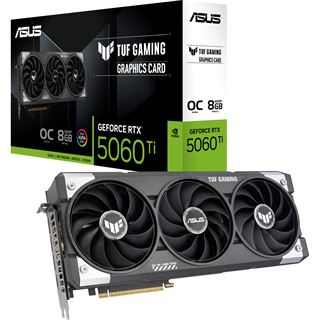 8GB Asus GeForce RTX 5060 Ti TUF Gaming OC Aktiv PCIe 5.0 x16 (x8)