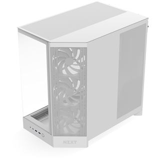 NZXT H9 Flow (2025) Midi Tower ohne Netzteil weiss