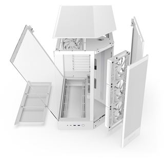NZXT H9 Flow (2025) Midi Tower ohne Netzteil weiss