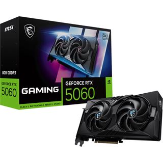 8GB MSI GeForce RTX 5060 Gaming OC Aktiv PCIe 5.0 x16 (x8) (Retail)