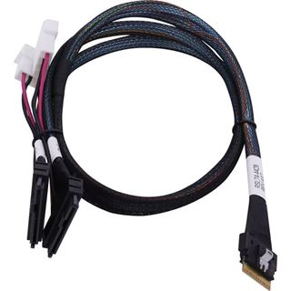 (€72,38*/1m) 0.80m Adaptec SAS Anschlusskabel Slim SAS SFF-8654