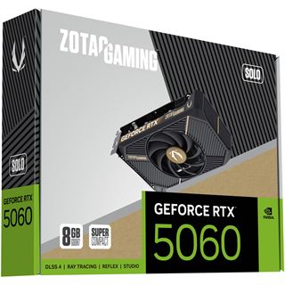 8GB ZOTAC GeForce RTX 5060 Solo Aktiv PCIe 5.0 x16 (x8) (Retail)