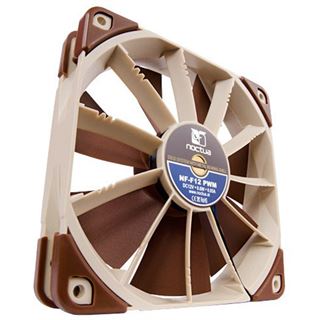 Noctua NF-F12 PWM 120x120x25mm 1500 U/min 22 dB(A) braun/beige,