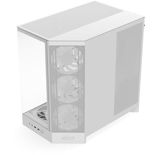NZXT H9 Flow RGB+ (2025) Midi Tower ohne Netzteil weiss