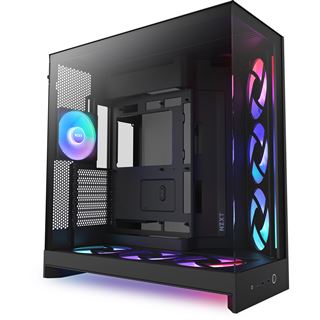 NZXT H9 Flow RGB+ (2025) Midi Tower ohne Netzteil schwarz